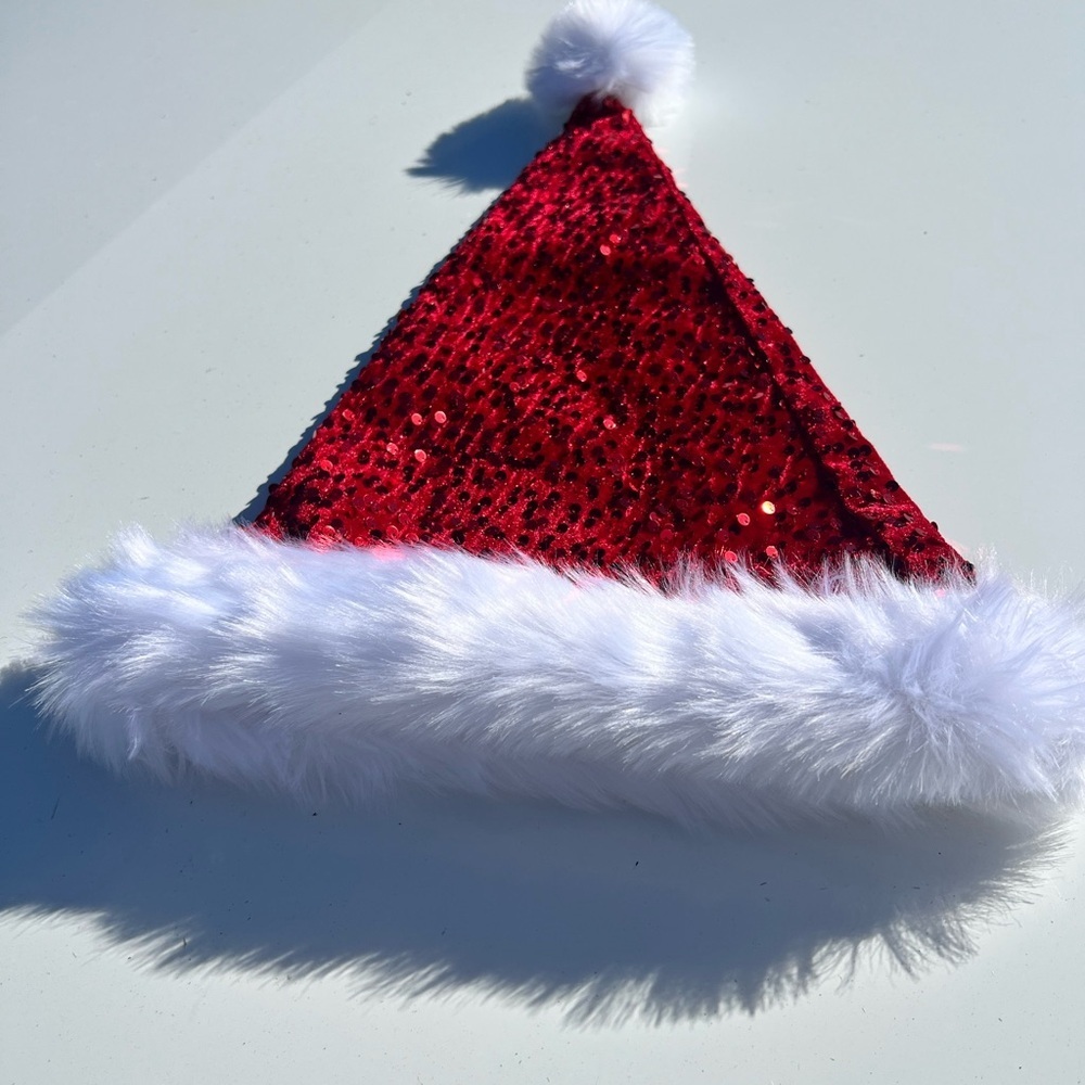 Festive Red and White Santa Hat - Women Accessories
